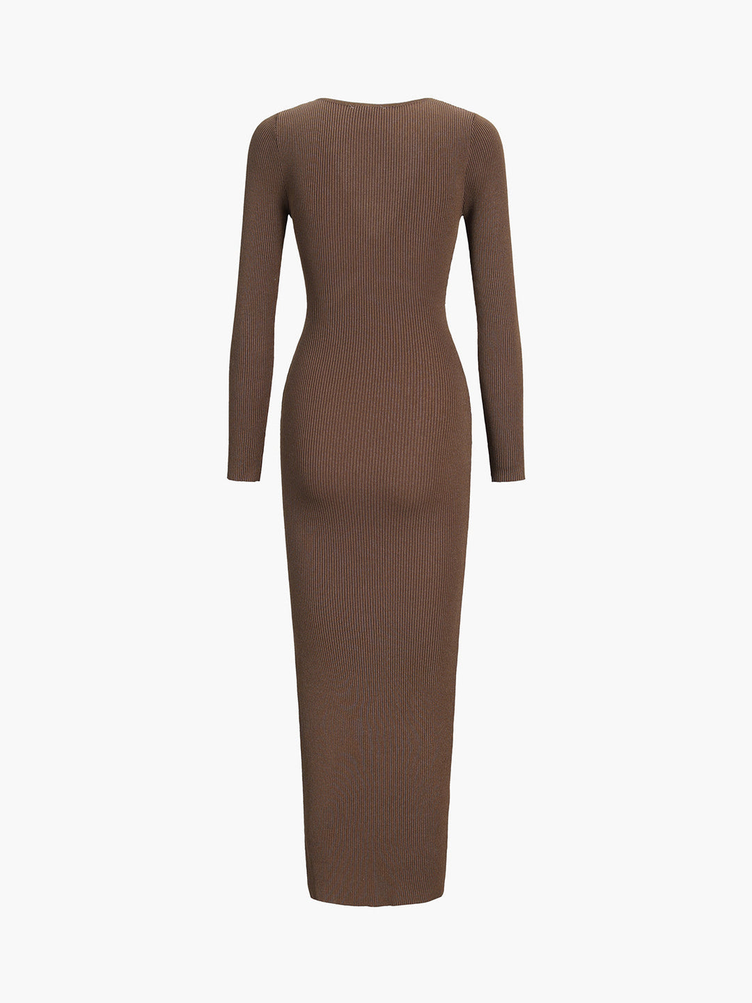 Bow Tie Cutout Sweater Dress