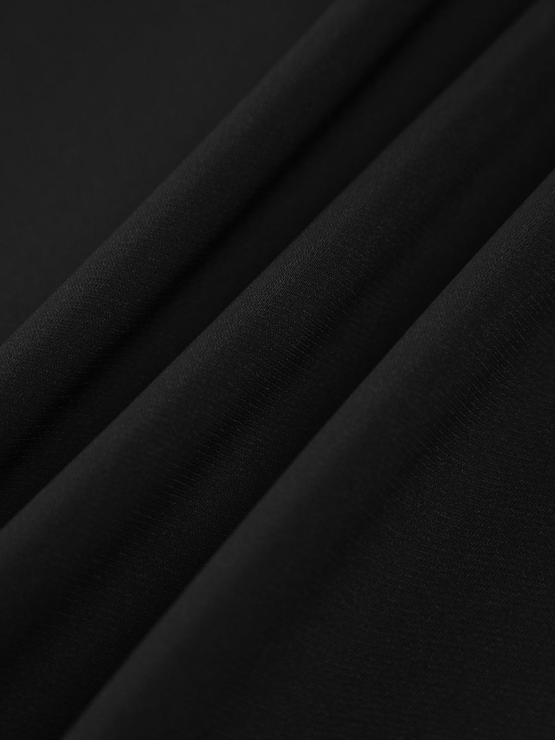 Chiffon Low Cut V-neck Pleated Zip Mini Dress