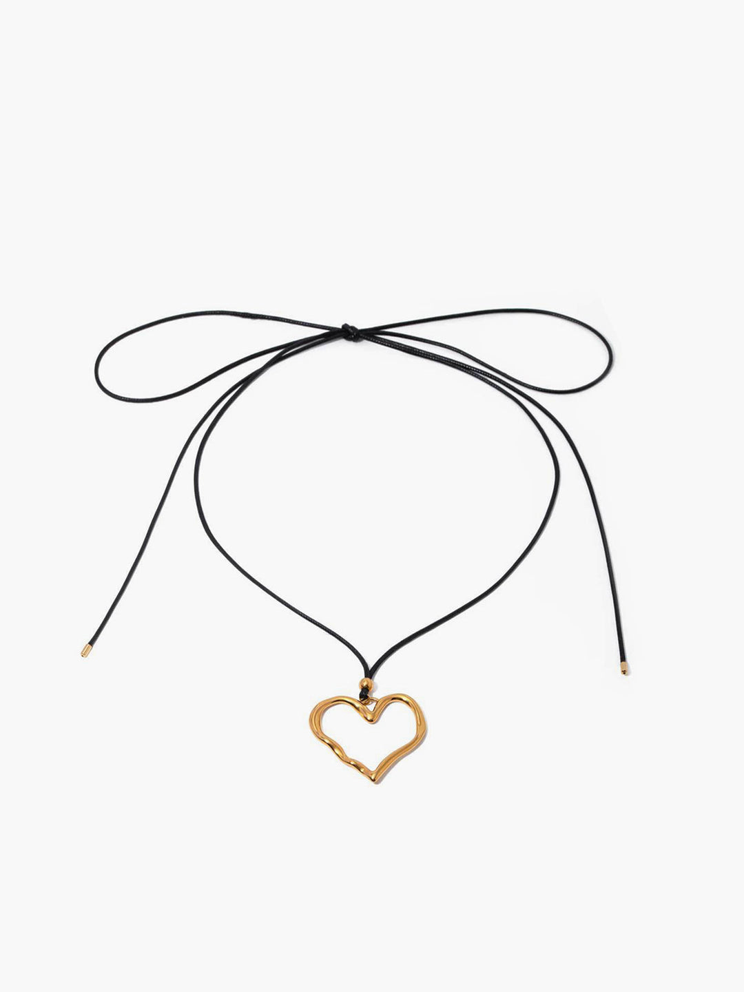 Hollow Out Love Heart Necklace