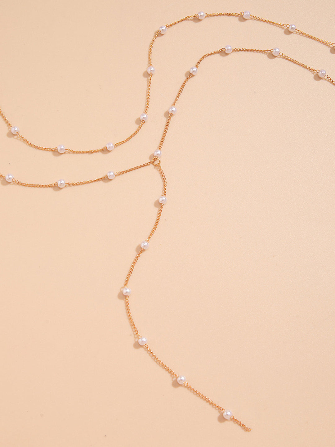 Gold Plated Handmade Pearl Necklace