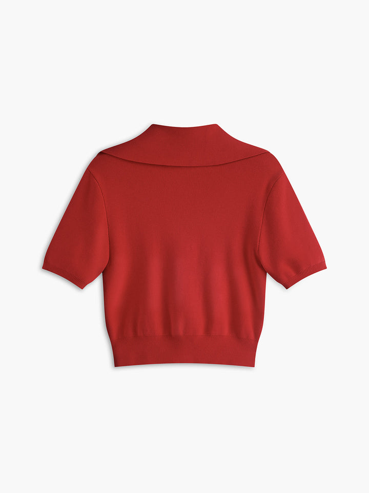 Effortless Collared Top