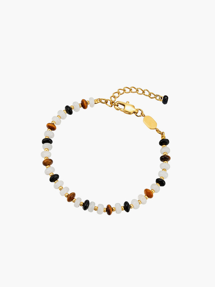 Tiger Eye Stone Beaded Bracelet