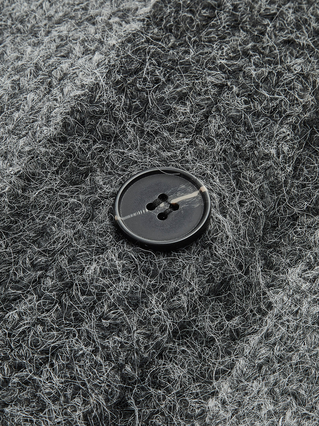 V-Neck Panel Pockets Knit Outerwear