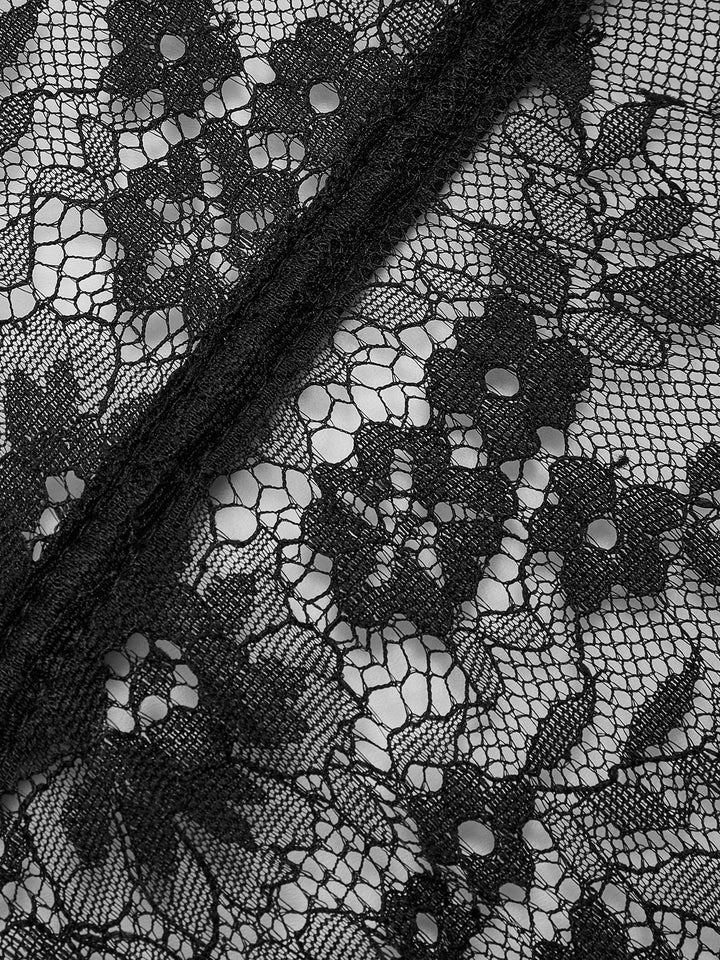 Semi-Sheer Sweetheart Lace Corset
