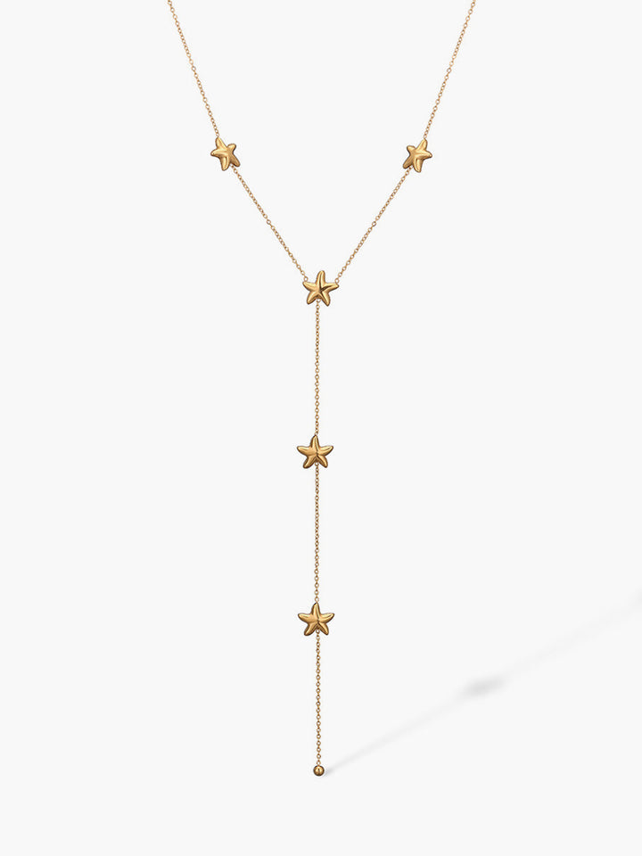 Golden Star Tassel Necklace