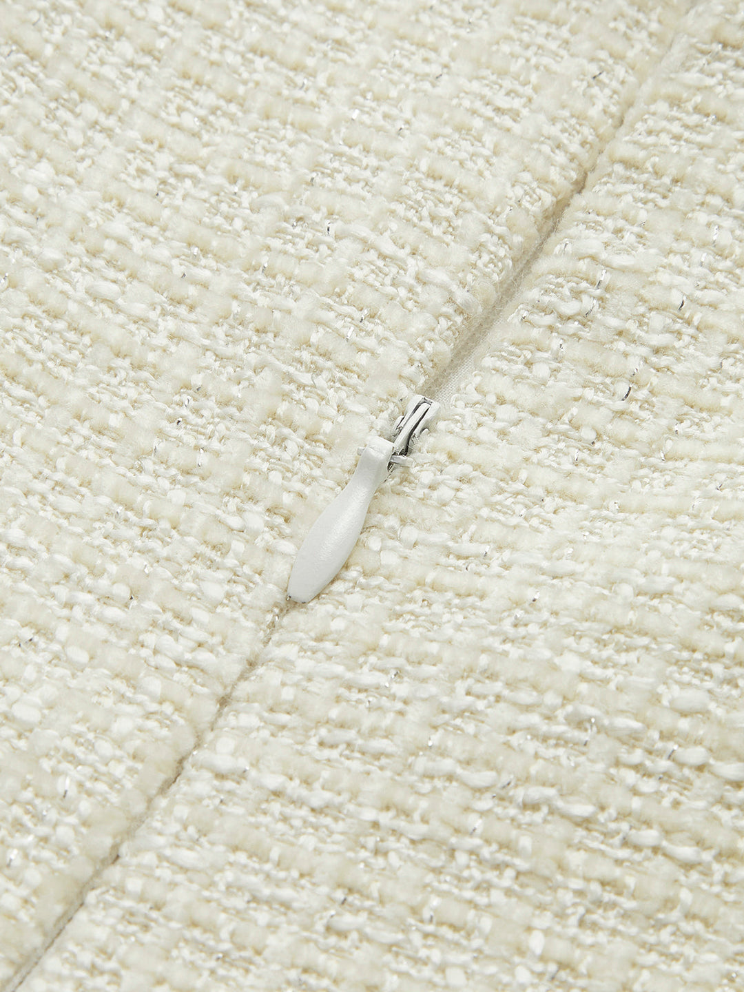 Tweed Pleated Strappy Dress