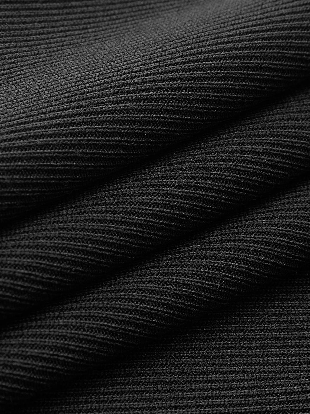 Ruffle Slim Knit Long Dress