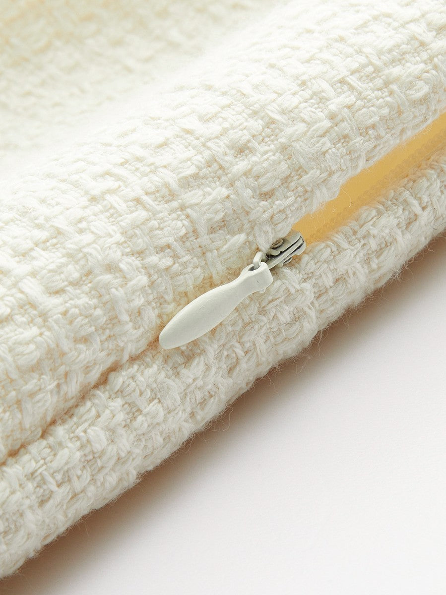 Minimalist A-Line Zipper Mini Skirt