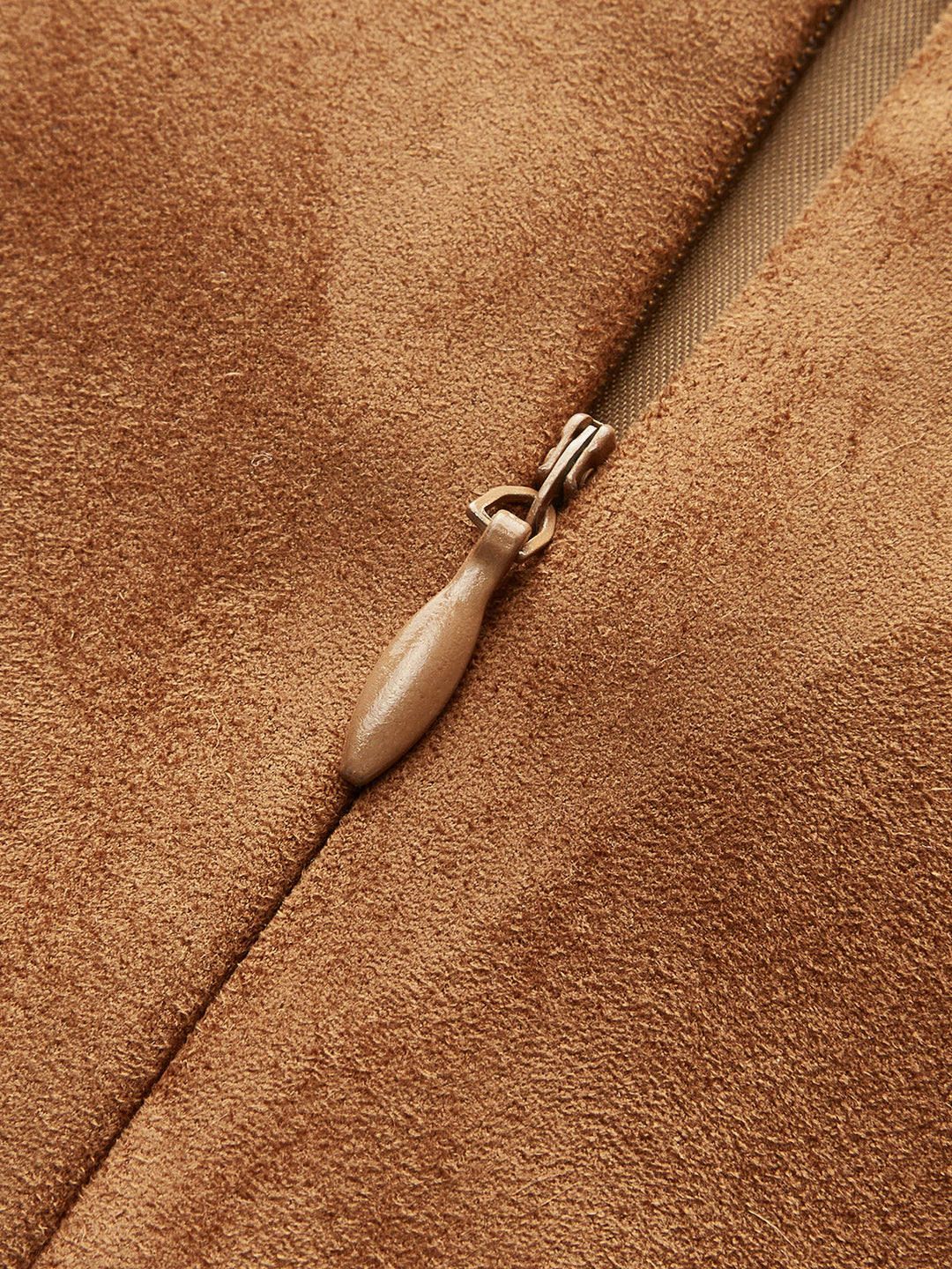 Minimalist Suede Mini Skirt