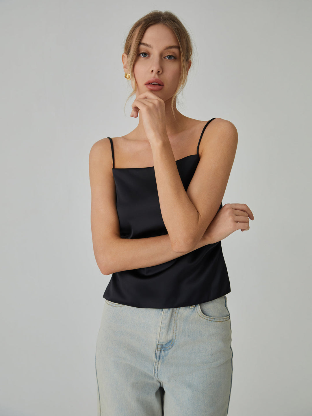 Knotted Backless Cami Top