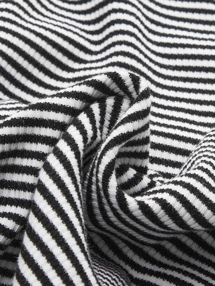 Striped Crew Neck Tank Top
