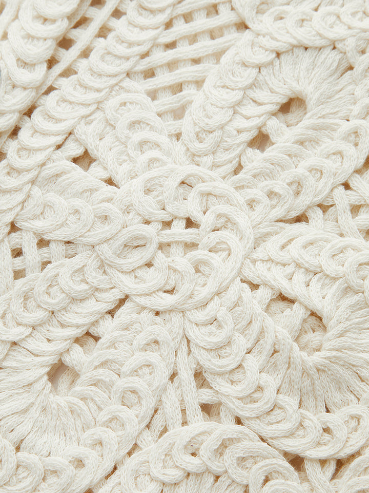 Crochet Buttoned Vest