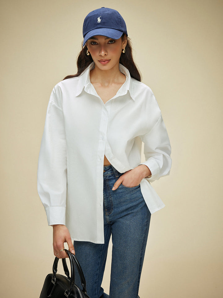 Sheer Button-Down Shirt