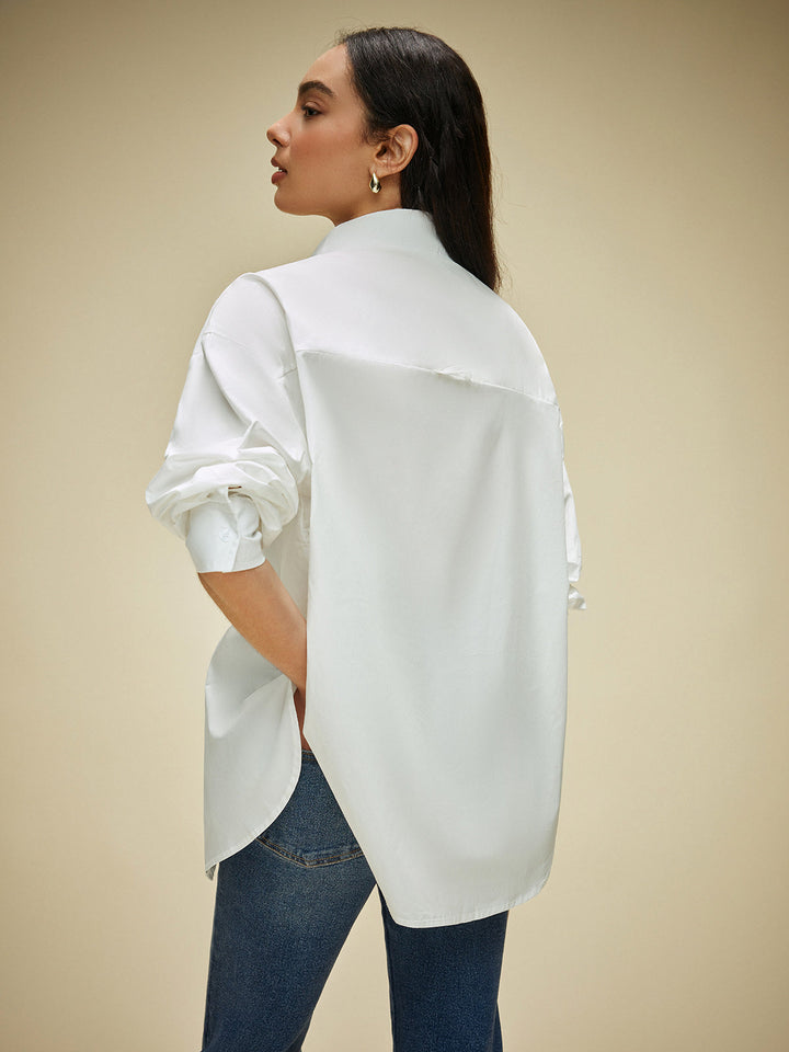 Sheer Button-Down Shirt