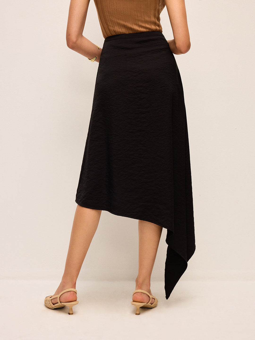 Asymmetric Hem Skirt