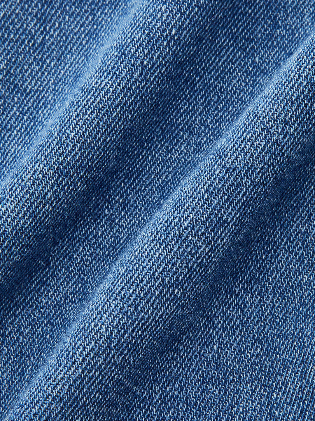 Pocketed Asymmetric Denim Skirt