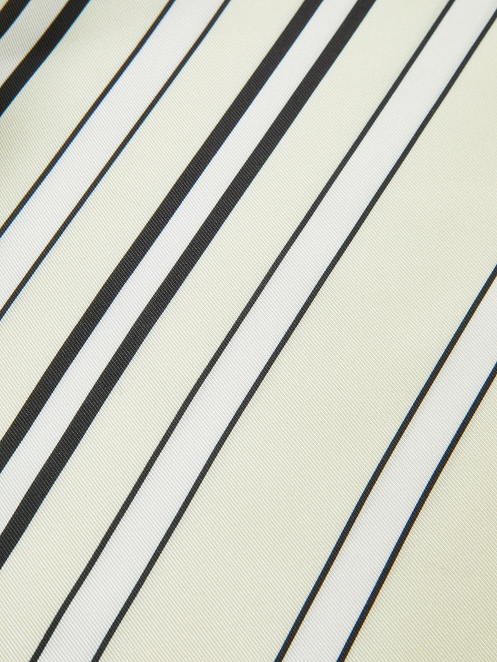 Striped Mid-Rise Pants