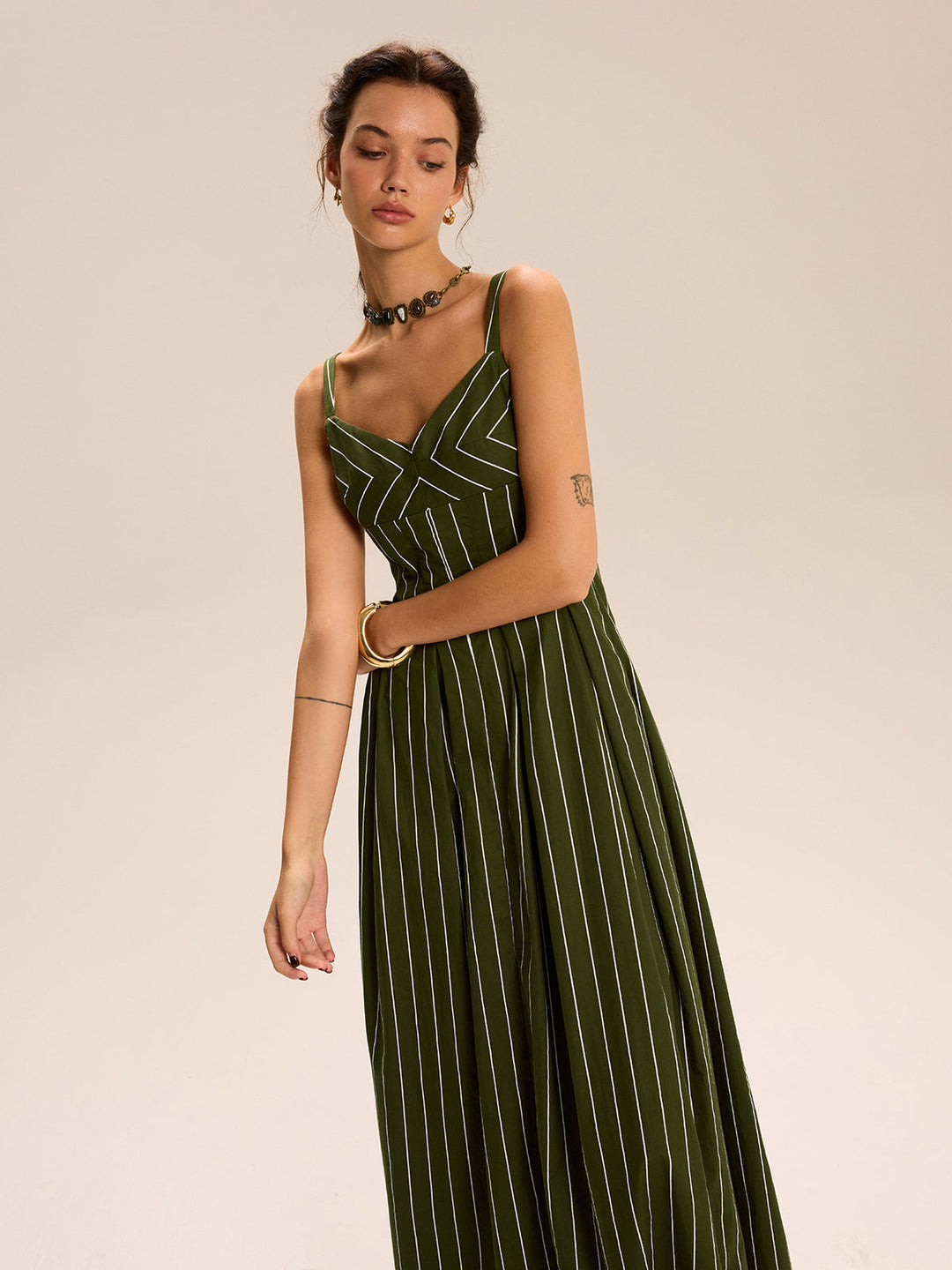 Striped Maxi Dress