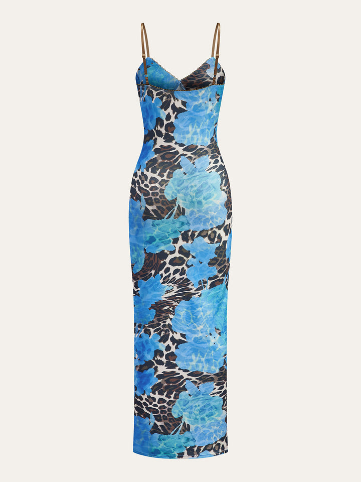 Leopard Print Maxi Dress