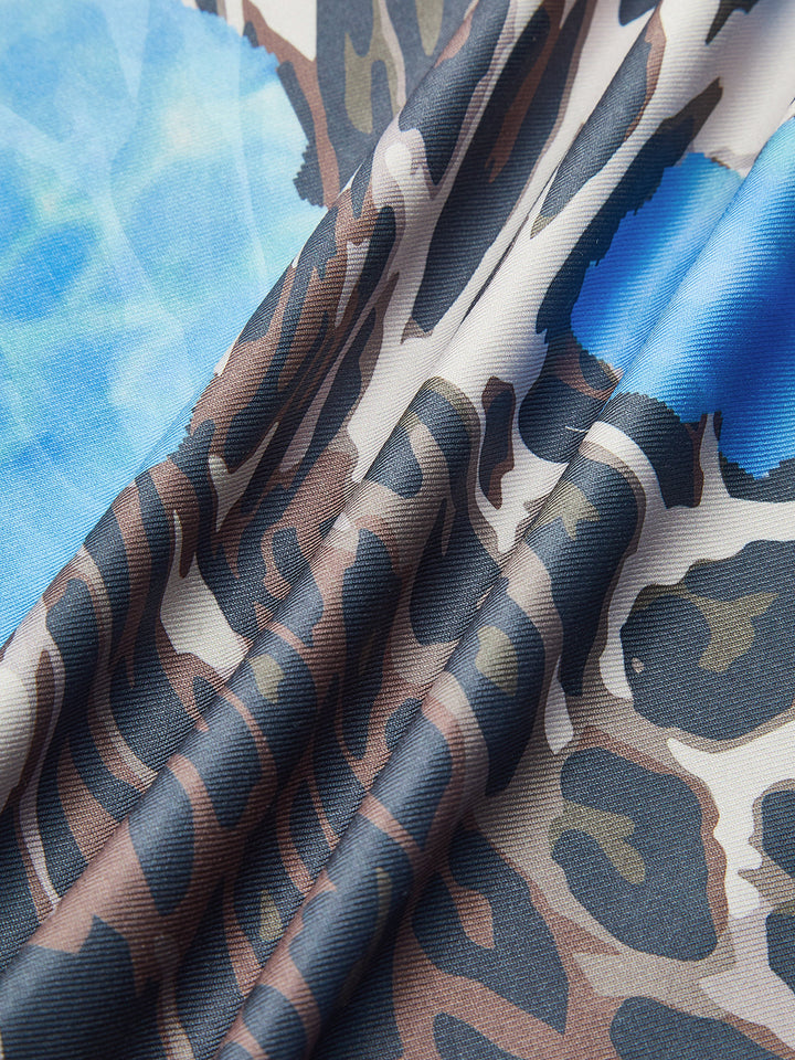 Leopard Print Maxi Dress
