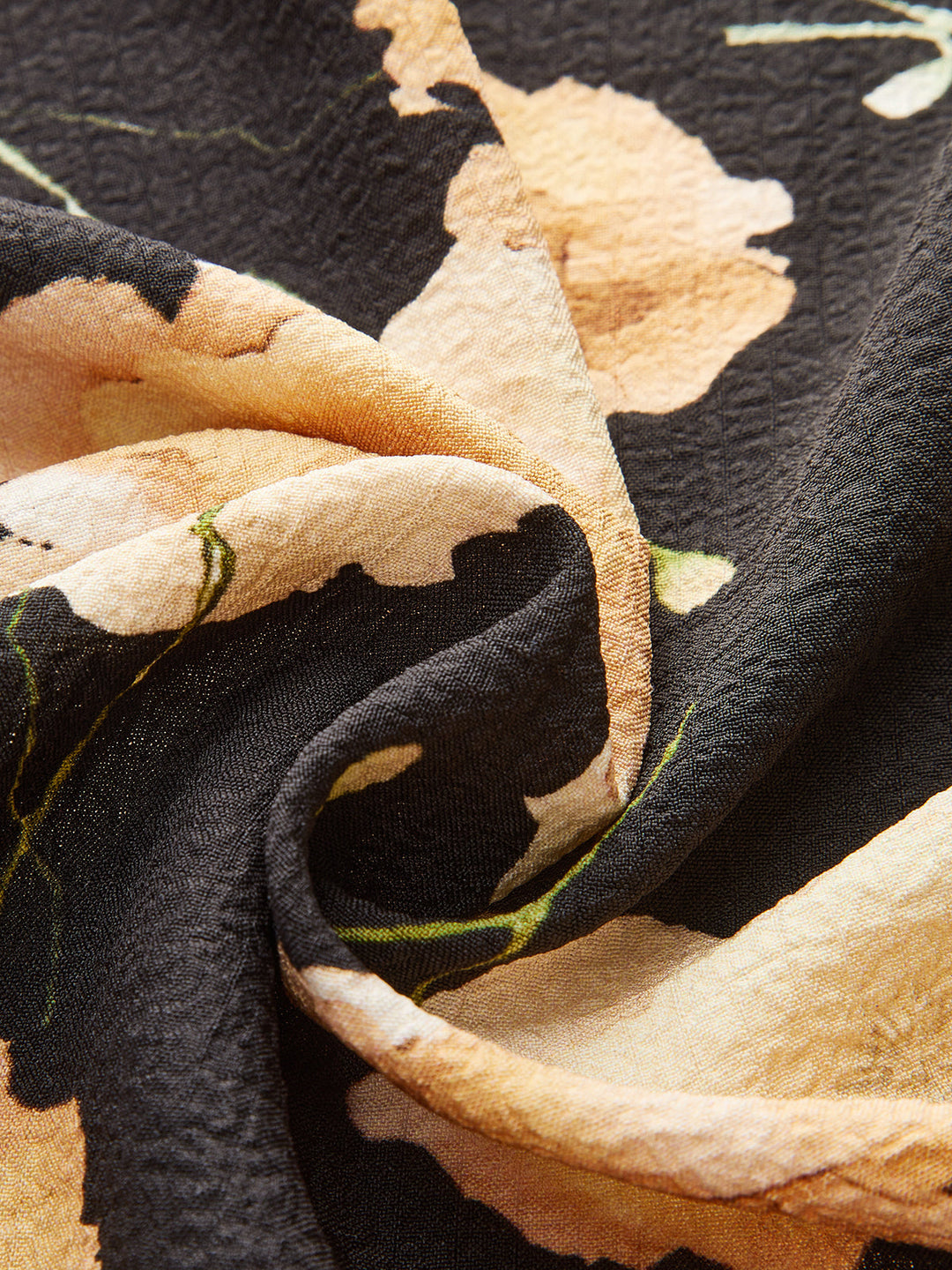Floral Print Knotted Blouse