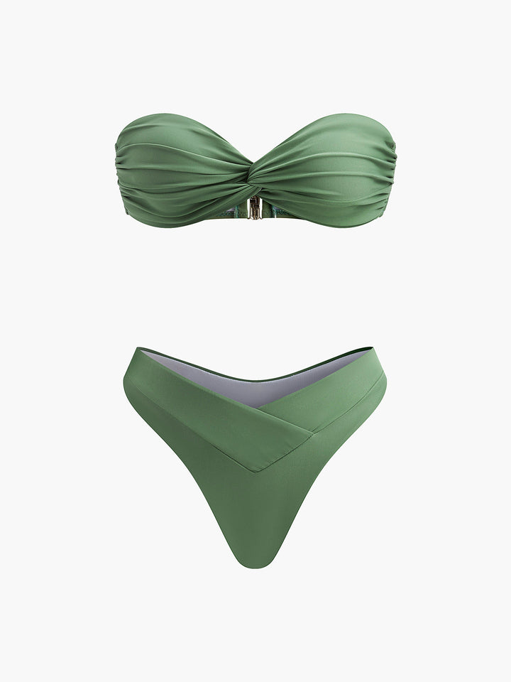 Twist Bandeau Bikini Set