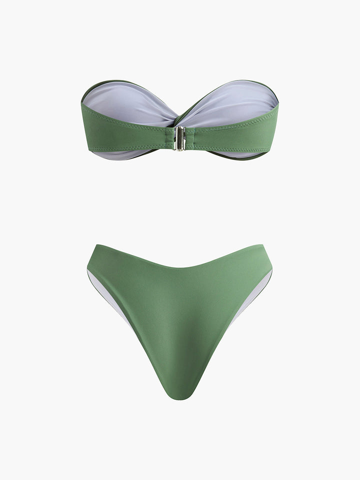 Twist Bandeau Bikini Set