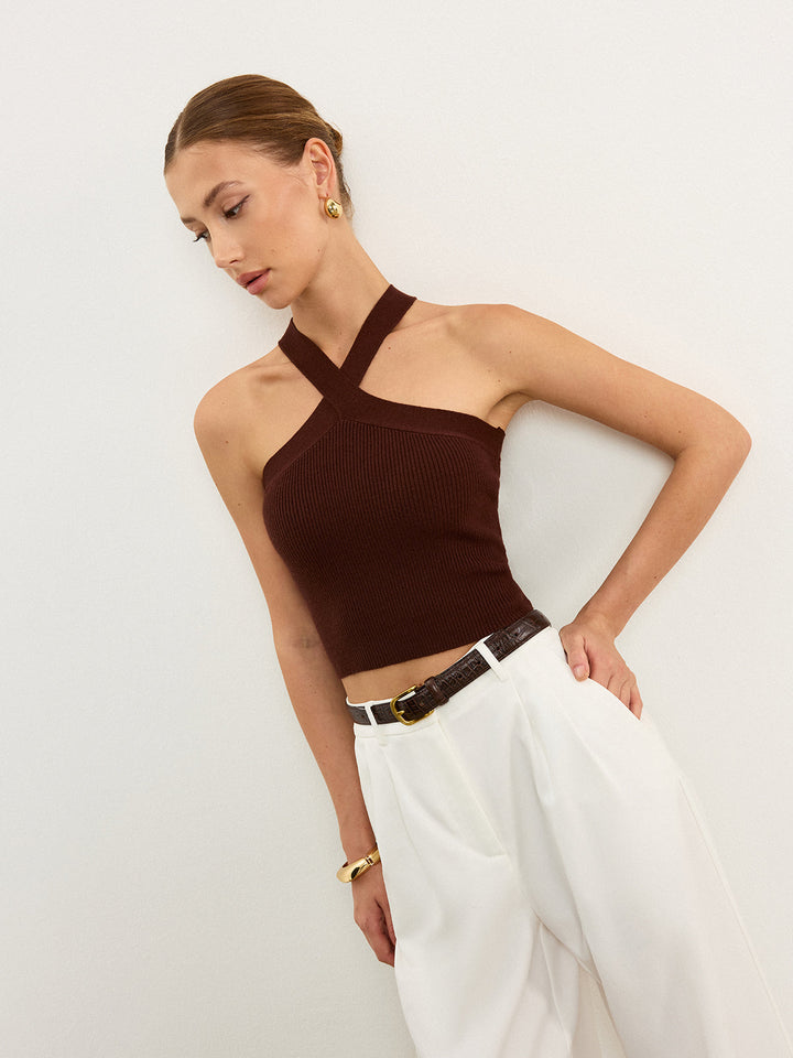 Knit Halter Top