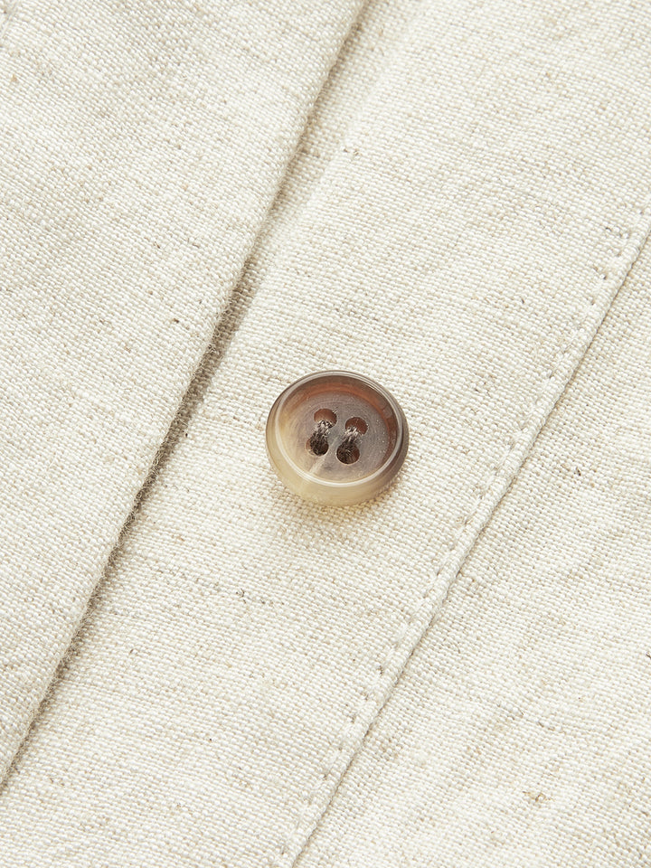 Linen Side-Knot Dress