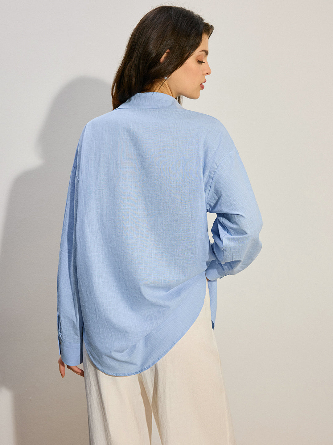 Oversized Button-Down Shirt