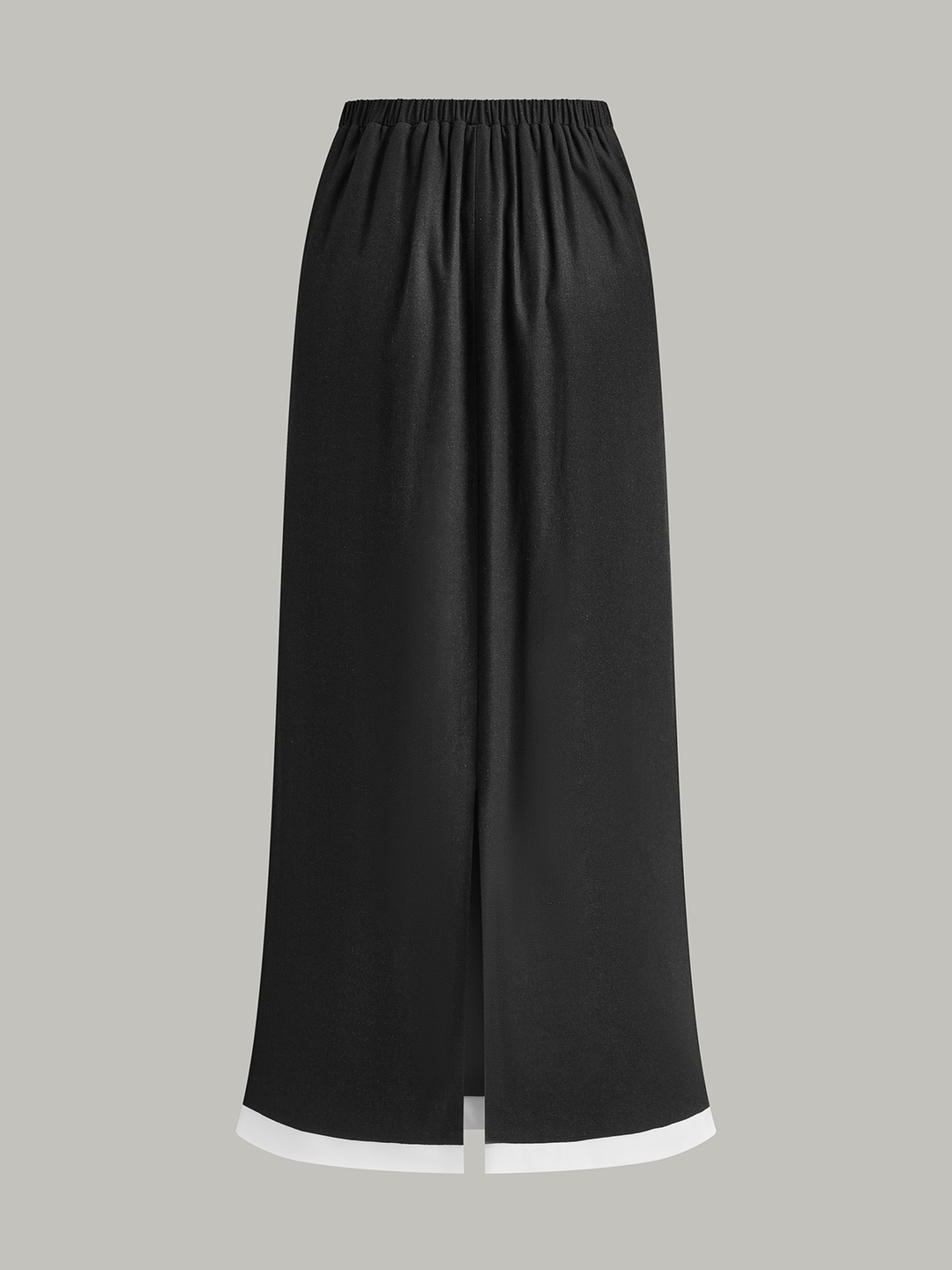 Contrast Trim Skirt Set