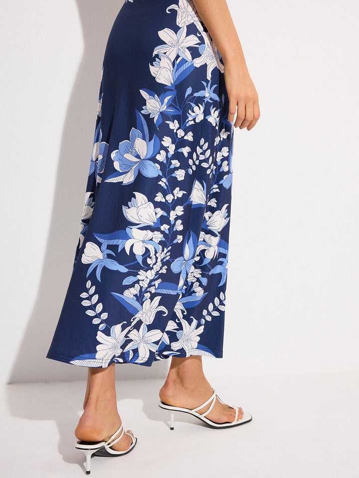 Floral Print Maxi Dress