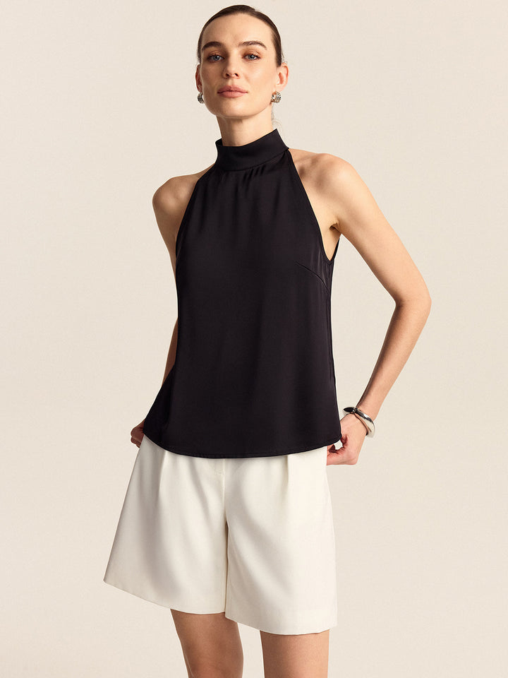 Satin Halter Top