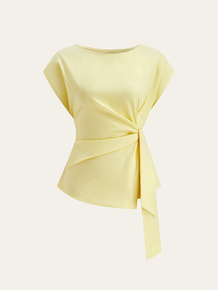 Asymmetric Wrap Shirts