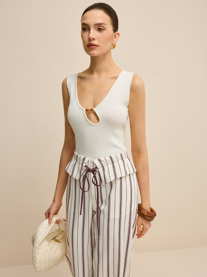 Cut-Out Tank Top