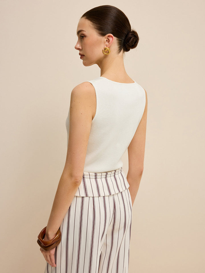 Cut-Out Tank Top