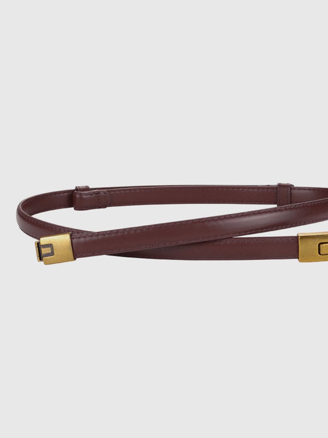 Vintage Magnet Closure Slim Belt