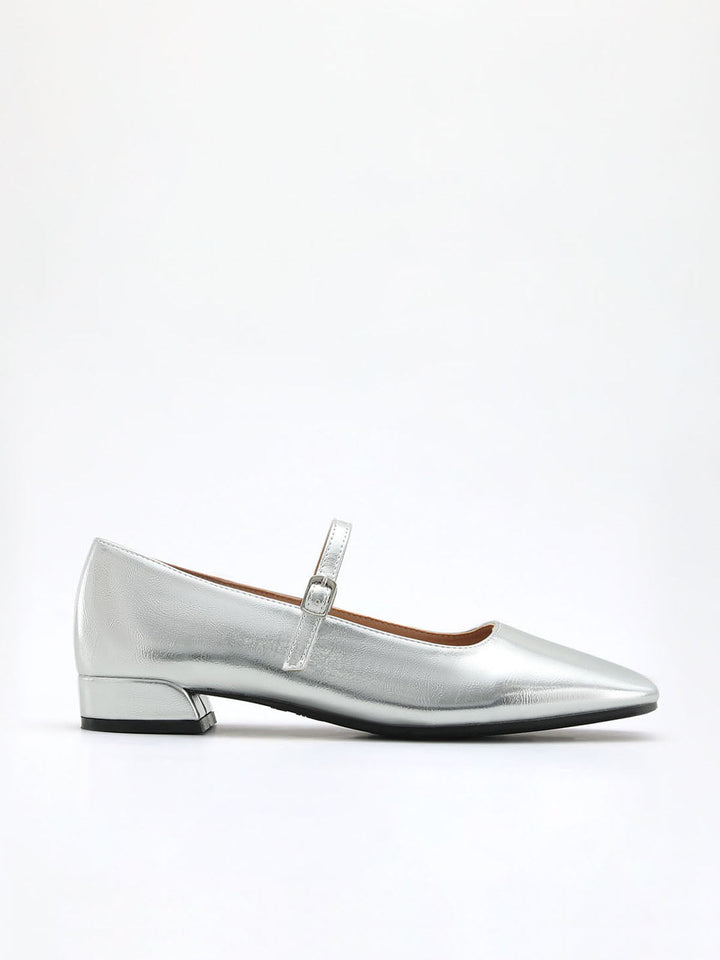 Square Toe Block Heel Mary Jane Shoes