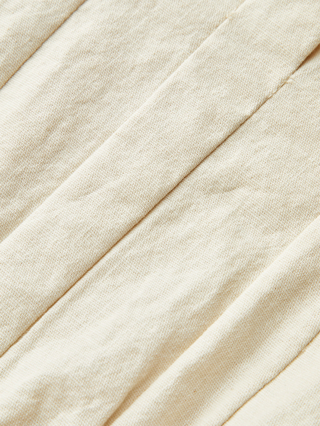 Cotton & Linen Strapless Smocked Peplum Top