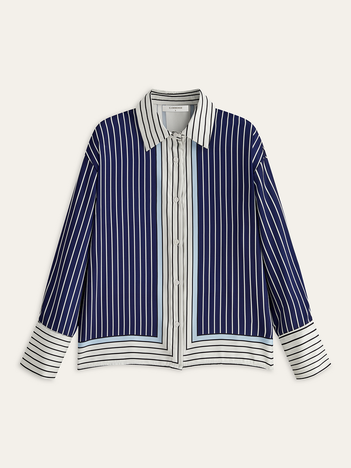Asymmetrical Stripe Shirt