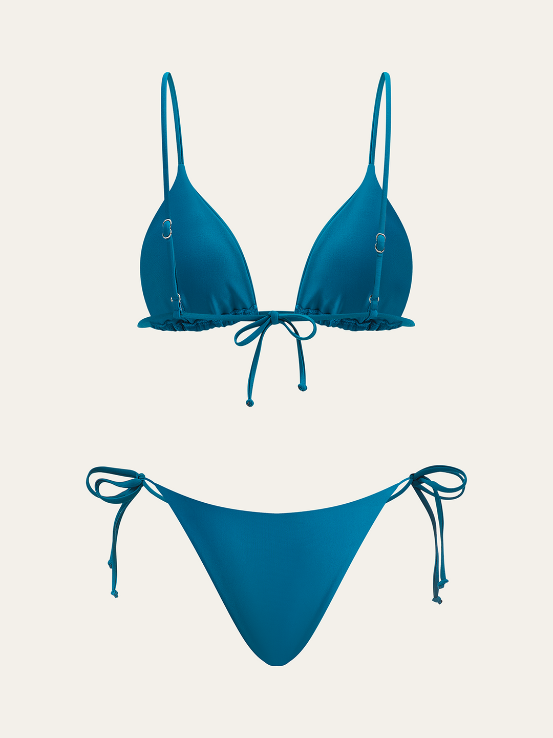 Triangle Top and Two Bottom Style Bikini Set