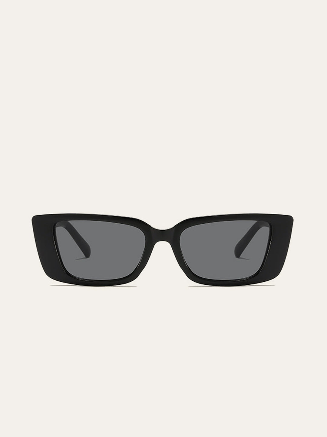 Rectangular Sunglasses with Gold Decorative Hinges