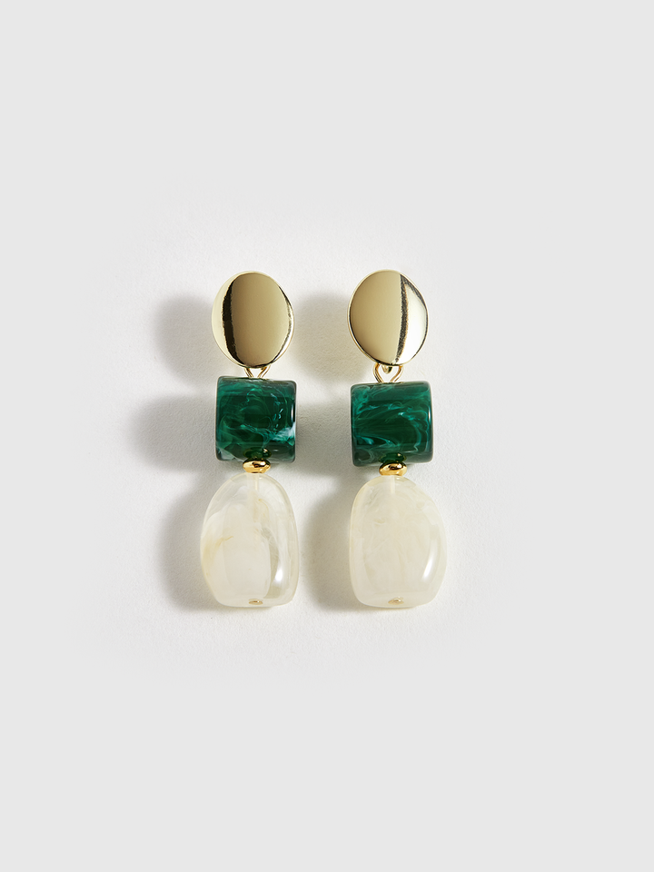 Geometric Drop Earrings