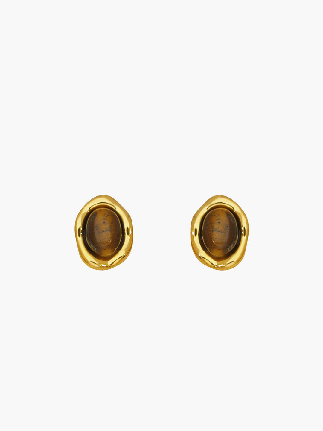 Vintage Tiger Eye Earrings