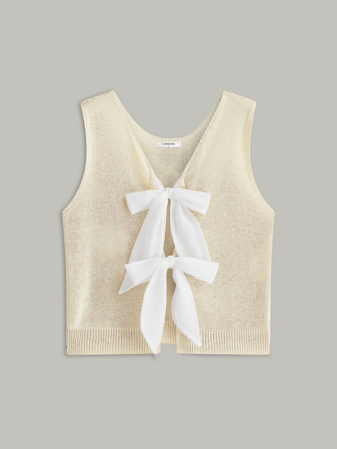 Bow Tie Knit Top