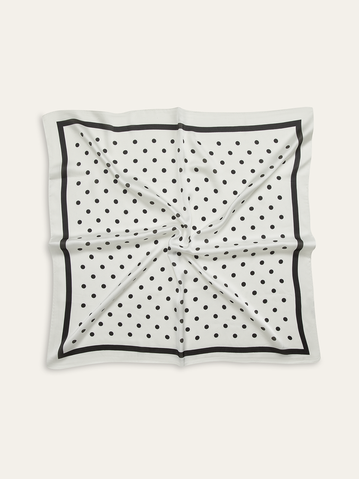 Polka Dot Square Scarf