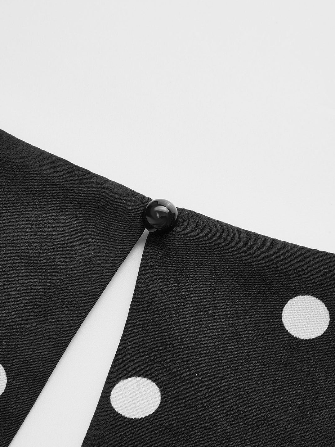 Lace Trim Polka Dot Dress