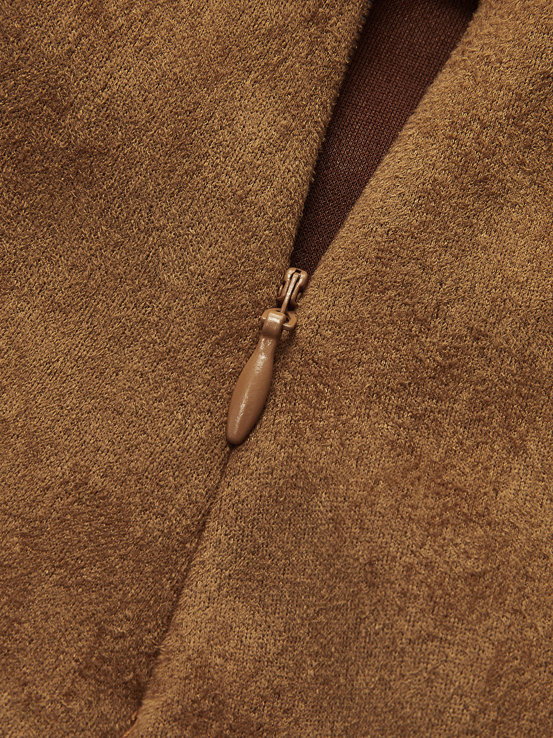 Suede Twist Mini Skirt
