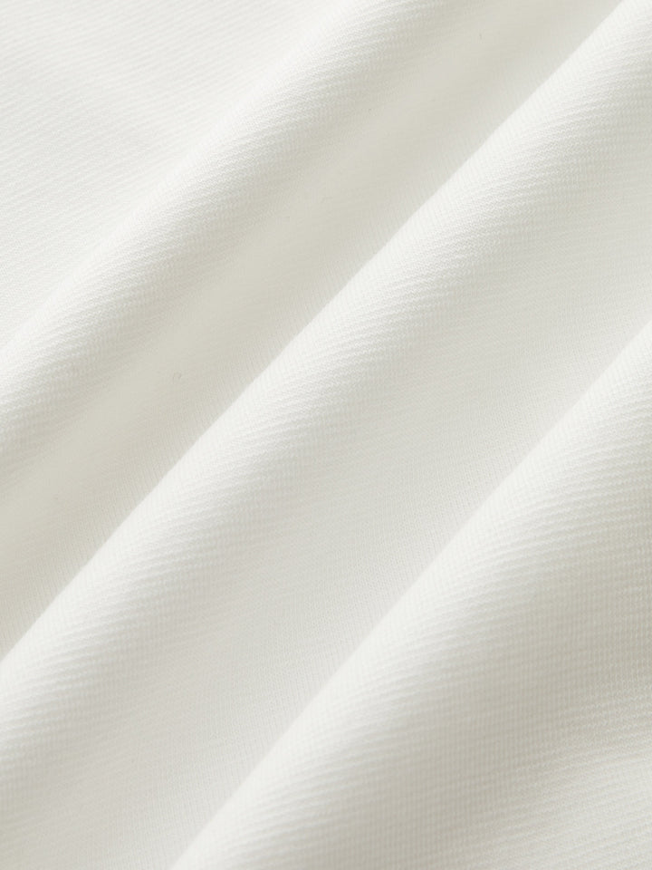 Cotton Blend Cap Sleeve Side-Tie T-Shirt