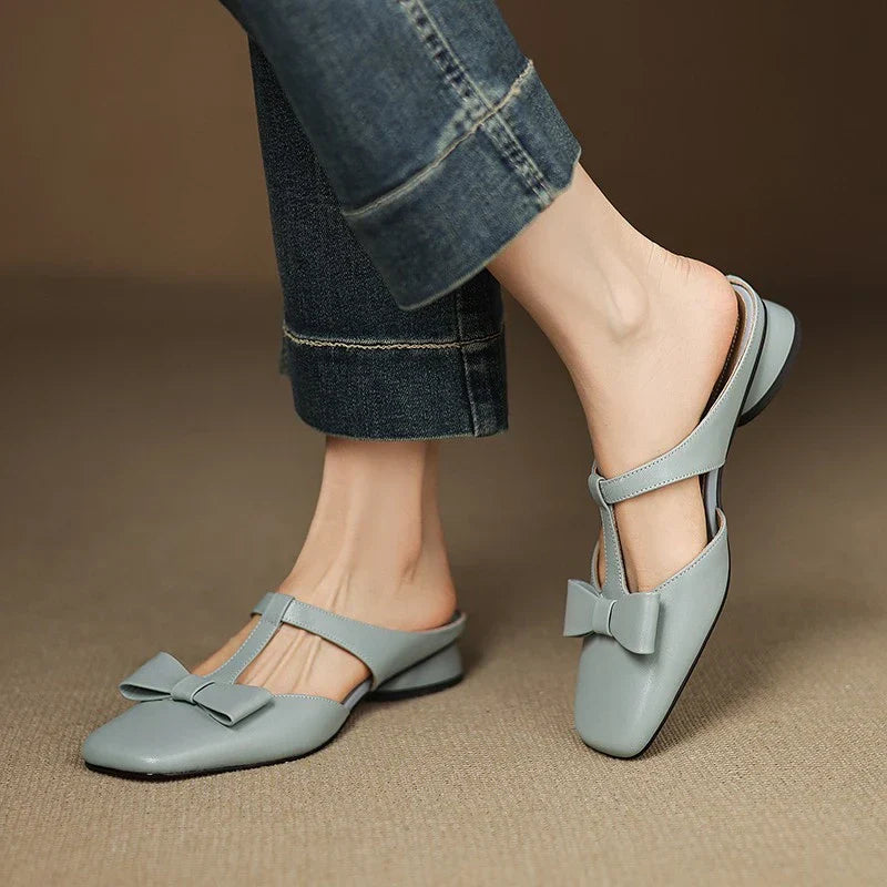 Ivora™ | Lina Square Toe Slippers